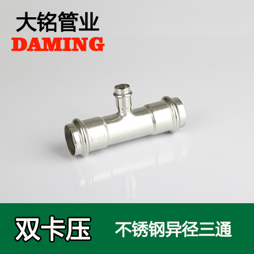 DN20*15 榴莲APP破解版安装包異徑三通接頭(304 316L)