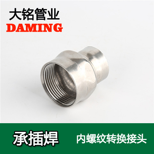 DN15*1/2 承插焊接式榴莲APP破解版安装包內螺紋轉換接頭（304 316L）