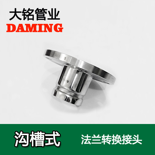DN150 溝槽式榴莲APP破解版安装包法蘭轉換直通接頭（304 316L）